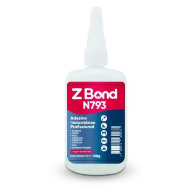 Imagem de Cola ZBond N793 Incolor 100g - Adesivo de Alta Resistência para Superf