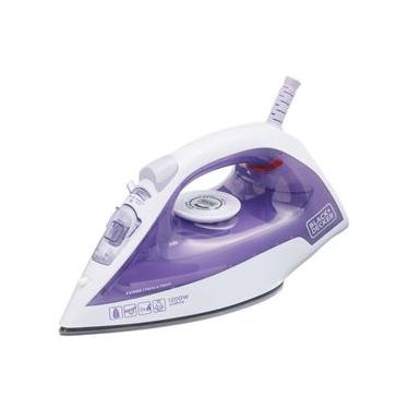 Imagem de Ferro a Vapor Black+Decker FX1050 1200W Base Antiaderente Spray Frontal Cabo Giratório