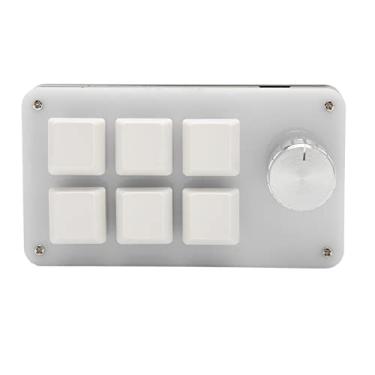 Imagem de Generic Teclado Programável, Jogo de Teclado Mecânico Portátil de 6 Teclas Com Uma Mão (#12)