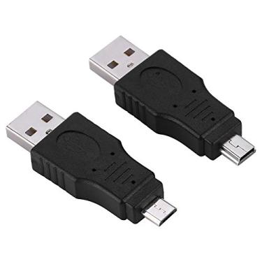 Imagem de Ymiko Conjunto de 10 Adaptadores USB 2.0, Conectores Micro/mini Conversores Macho para Fêmea