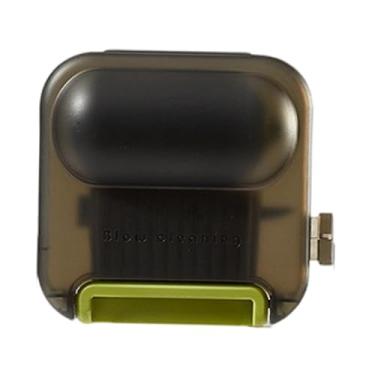 Imagem de Ysyqkn Escova de limpeza interna para carros com soprador de ar, ferramenta 3 em 1 para limpeza de frestas e frestas, ideal para lentes digitais, SUVs, Verde