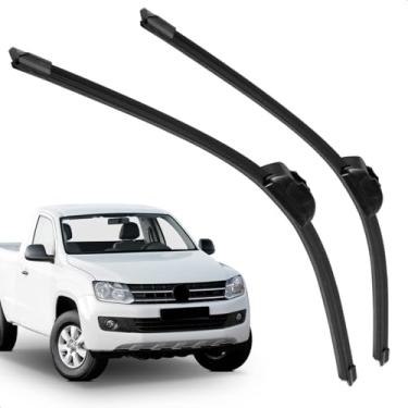 Imagem de Par Palheta Dianteira Limpadora de Para-brisa Amarok 2010 A 2012 de Silicone