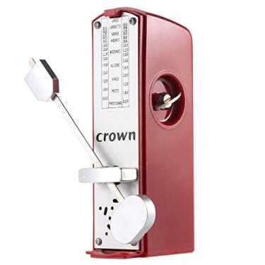 Imagem de Metrônomo Mecânico Portátil Universal com 11cm de Altura Mecanismo Corda pêndulo Oscilante Movimento Nylon Alta Elasticidade Som Suave para Piano Violão Violino Ukulele Cítara Chinesa e Instrumentos M