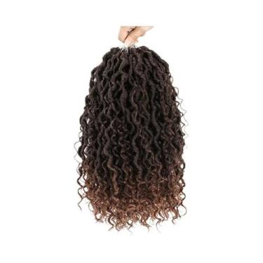 Imagem de Extensões De Cabelo Sintético De 14 Polegadas Com Tranças Falsas E Pon