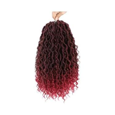 Imagem de Extensões De Cabelo Sintético De 14 Polegadas Com Tranças Falsas E Pon