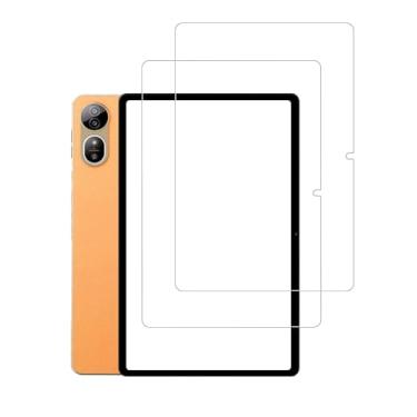 Imagem de WUNIAK Protetor de tela para Blackview Mega 12 31.0 cm, película de vidro temperado HD resistente a arranhões para Blackview Mega 12 proteção contra quedas, sensível ao toque, antiimpressões digitais