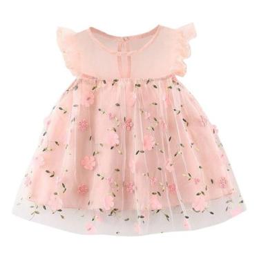 Imagem de Vestido Infantil Aniversário Floresta Dama Festa Casamento - anjo da m