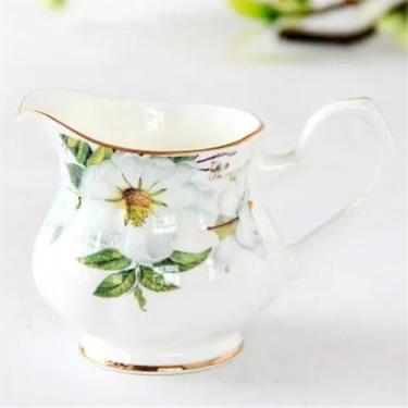 Imagem de Conjunto de chá da tarde, estilo jarra de leite europeu, porcelana, conjunto de café, moderno, cerâmico, leite, café, jarro de chá, conjunto de chá para adultos (cor: A) (B)