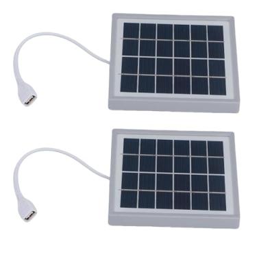 Imagem de Alomejor Painel Solar, Carregador Solar USB Monocristalino Portátil de 5 W Com Suporte para Smartphones, Dispositivos MP3 MP4, Acampamento Ao Ar Livre, Caminhadas, Uso Educacional