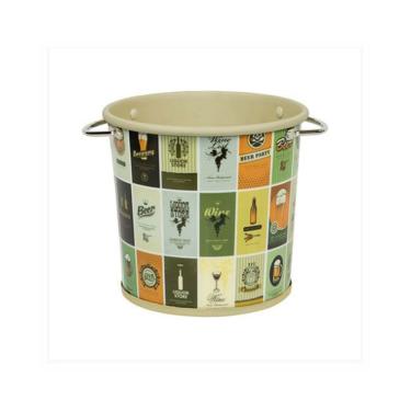 Imagem de Balde para Cerveja em Alumínio 5L c/ Alça Empório Retrô - Alumiart Falcão