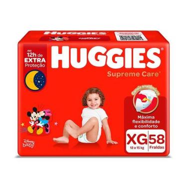 Imagem de Fraldas Huggies Supreme Care XG 58 Unidades
