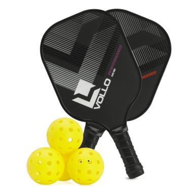 Imagem de Kit Pickleball Vollo Performance com 2 Raquetes e 4 Bolas-Unissex