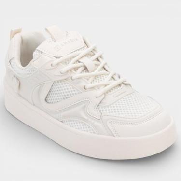Imagem de Tenis Ramarim Casual Pespontos Feminino - Off White - 38, 38