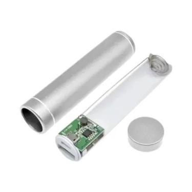 Imagem de Mini Power Bank Com Compartimento Oculto Para Armazenamento, Cofre Fal