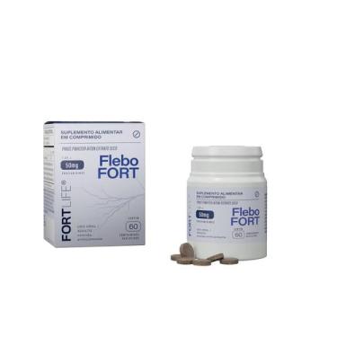 Imagem de Suplemento Alimentar FleboFort 50mg 60 Comprimidos FortLife - Fortlife