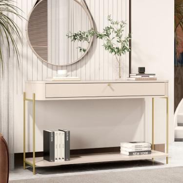 Imagem de Aparador 1 Gaveta com Pes Em MDF Tucupi JB Moveis