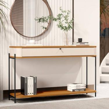 Imagem de Aparador 1 Gaveta com Pes Em MDF Tucupi JB Moveis