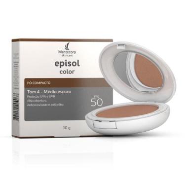 Imagem de Protetor Solar Pó Compacto Episol Tom 4 FPS 50 10g - Mantecorp Skincar