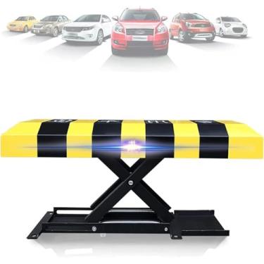 Imagem de Barreira De Estacionamento Automática Garagem De Bloqueio De Estacionamento Automático Com Controle Remoto, Elevador Automático Trava De Estacionamento Privado Bloqueio De Espaço, Protetor