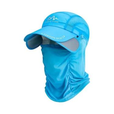 Imagem de Chapéu de Sol Ajustável e Destacável 360° - Ideal para Pesca, Ciclismo