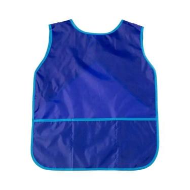 Imagem de Avental De Pintura Infantil 4 Peças Impermeável Com 3 Bolsos Para Idad