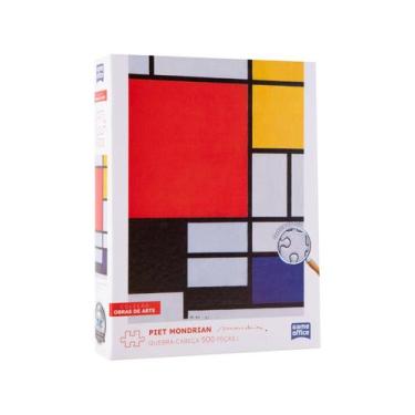 Imagem de Quebra-cabeça 500 Peças Game Office Piet Mondrian - Toyster Brinquedos
