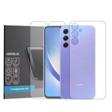 Imagem de Película Hidrogel HD Frente e Verso Para Samsung Galaxy A34 - Global R