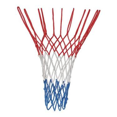 Imagem de Rede De Basquete Americana 12 Alças Malha Grossa Fio 2mm Tamanho Ofici