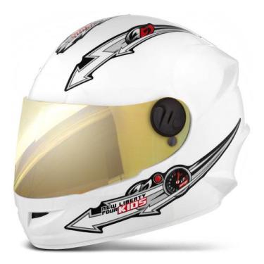 Imagem de Capacete Moto Fechado Infantil Pro Tork Liberty 4 Four Kids Criança Vi