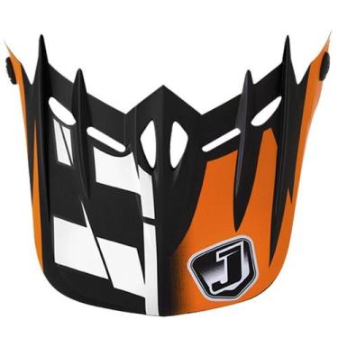 Imagem de Pala P/ Capacete Infantil TH1 Jett Factory Edition, LARANJA, Único