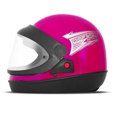 Imagem de Capacete Sport Moto Automático Pro Tork Fechado Feminino Masculino Seg
