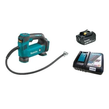 Imagem de Compressor de Ar Portatil 18v Dmp180z Makita Com Bateria e Carregador
