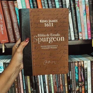 Imagem de Bíblia de estudo spurgeon - capa luxo - BV BOOKS