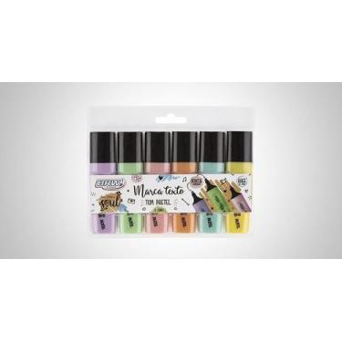 Imagem de Marca Texto Tom Pastel Linha Soul 6 Cores - BRW