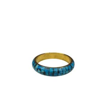 Imagem de Bracelete Metal e Osso Pintado - Loja da ndia