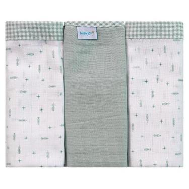 Imagem de BABETE BABY JOY CLASSICOS VERDE - 3 Unidades - INCOMFRAL