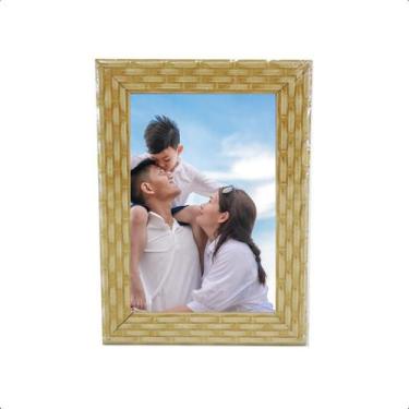 Imagem de Porta Retrato de Madeira Tamanho 10x15 Moldura Treliça - MOLDUSACI