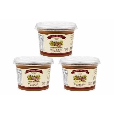 Imagem de Kit c/3 doce de leite 400g pastoso - Gotas de Leite Avaré