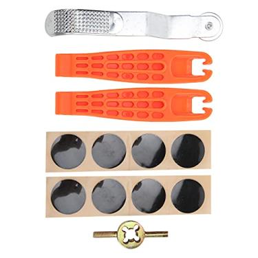 Imagem de Kit de reparo de remendo de pneu interno de bicicleta, remendo adesivo Alavancas de reparo de pneu de bicicleta de bicicleta Kit de remendo de pneu interno de bicicleta para motocicleta de