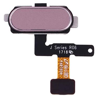 Imagem de Peças de reparo de reposição para sensor de impressão digital Flex Cable para Galaxy J7 (2017) SM-J730F/DS SM-J730/DS (Preto) Peças (Cor: Rosa)