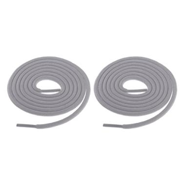Imagem de DYNWAVE Cadarços De Cadarços De Cadarços Para 1 Par De Cadarços Brancos Vermelhos Para Botas Tênis De Caminhada, Cinza, Como Descrito Como Descrito Cinza
