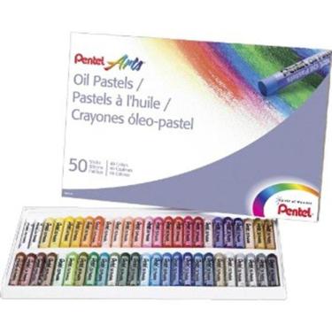 Imagem de Giz Pastel Oleoso Pentel 50 Cores PHN-50
