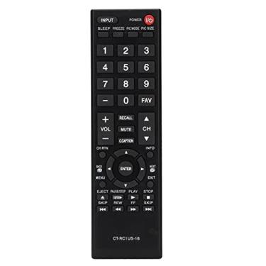 Imagem de Vbestlife Controle remoto de TV, controle remoto de televisão CT-RC1US-16 substituição de controle remoto Smart TV para Toshiba 55L310U 43L310U 40L310U 28L110U 65L350U TV LCD