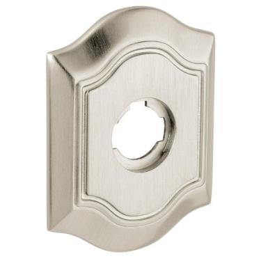 Imagem de Baldwin R027.PV Pair of 3.25" Height Bethpage Privacy Rosettes, Satin Nickel