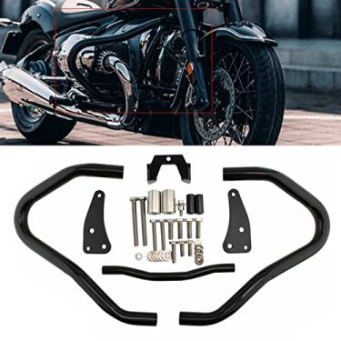 Imagem de FINMOKAL Barra Protetora Do Pára-Choques Da Estrada Do Motor Dianteiro Para BMW R18 20-2021 Preto