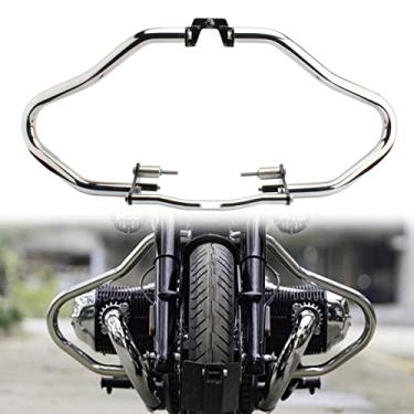 Imagem de FINMOKAL Para BMW 1800 R18 2020 2021 Chrome Motocicletas Crash Bars Protetor Protetor