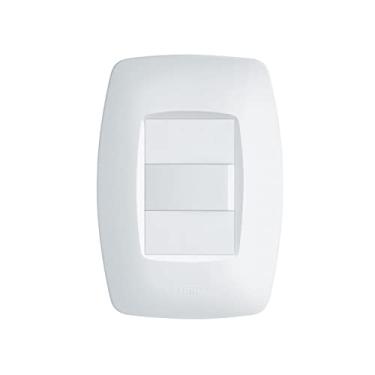 Imagem de Interruptor Simples Fame Elegance com Placa 4x2 Branco