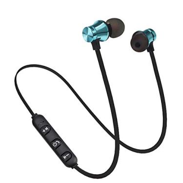 Imagem de XT-11 Bluetooth 4.1 Fones de ouvido intra-auriculares sem fio Esportes ao ar livre Headse Música Fone de ouvido com sucção magnética Microfone embutido Controle de linha Azul