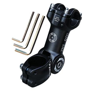 Imagem de ZHIQIU -60-+60 graus, 90 mm, 100 mm, 110 mm, extensor de garfo de bicicleta, adaptador de braçadeira de elevação para guidão de bicicleta, MTB Road Fixed Gear Adaptador de cabeça de liga de alumínio