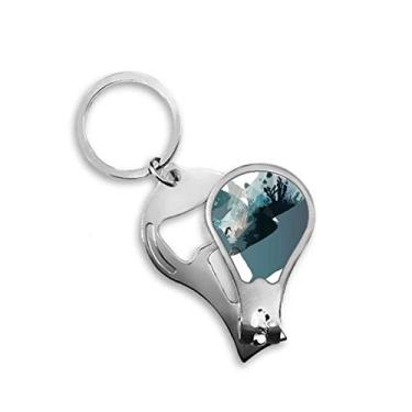 Imagem de Seahouse Coral Medusa Mar Natureza Animal Cortador de Unhas Abridor Chaveiro Tesoura